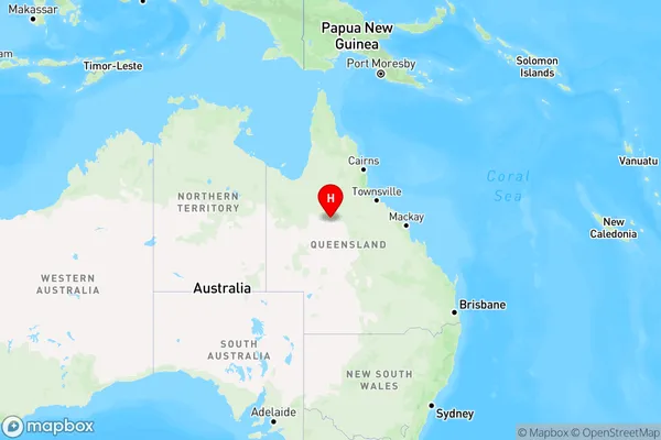 Richmond,Queensland Region Map