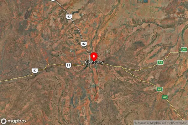 Cloncurry,Queensland Satellite Map