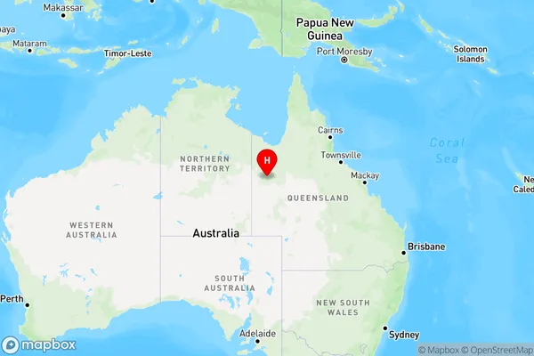 Breakaway,Queensland Region Map