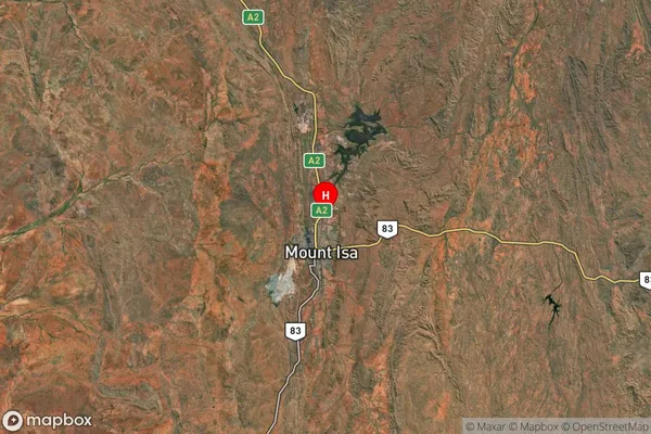 Lanskey,Queensland Satellite Map