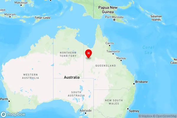 Miles End,Queensland Region Map