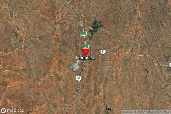 Mount Isa,Queensland Satellite Map