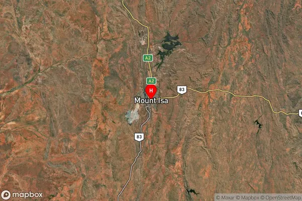 Mount Isa Bc,Queensland Satellite Map