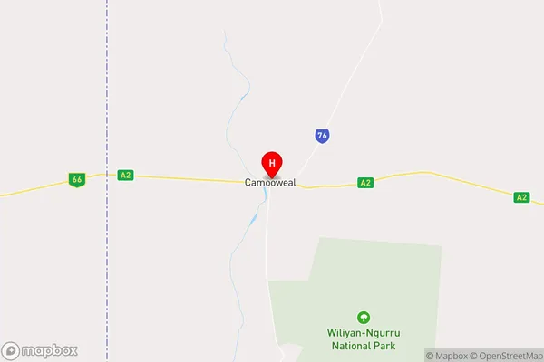 Camooweal,Queensland Area Map