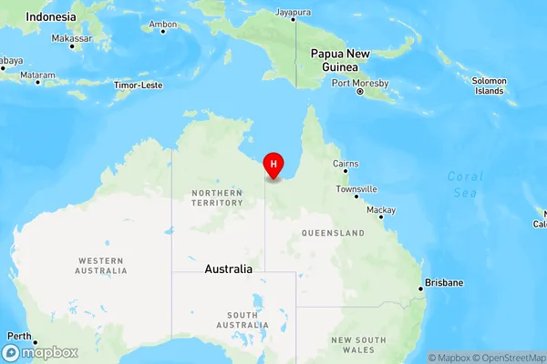 Doomadgee,Queensland Region Map