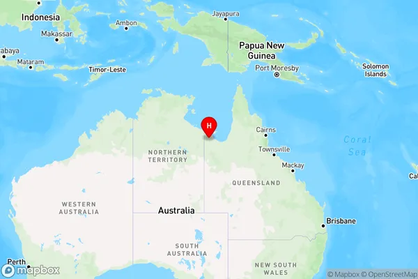 Nicholson,Queensland Region Map