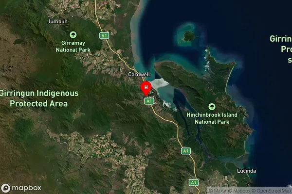 Damper Creek,Queensland Satellite Map