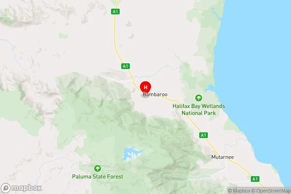 Bambaroo,Queensland Area Map