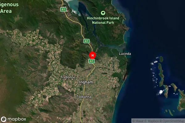 Bemerside,Queensland Satellite Map