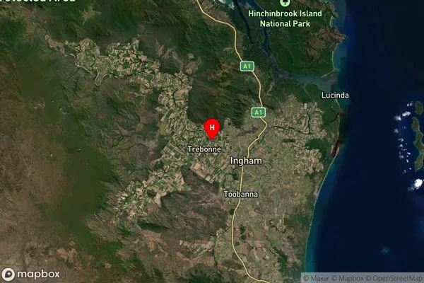 Hawkins Creek,Queensland Satellite Map