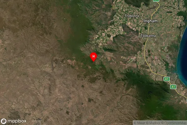 Mount Fox,Queensland Satellite Map