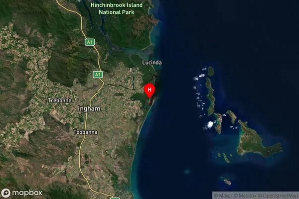 Taylors Beach,Queensland Satellite Map