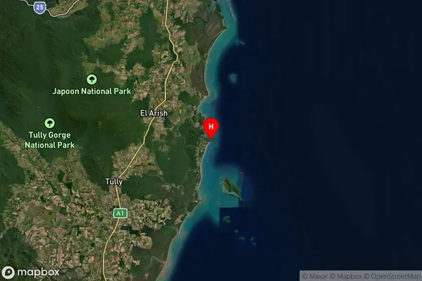 Clump Point,Queensland Satellite Map