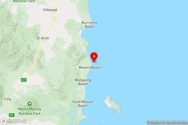 Clump Point,Queensland Area Map