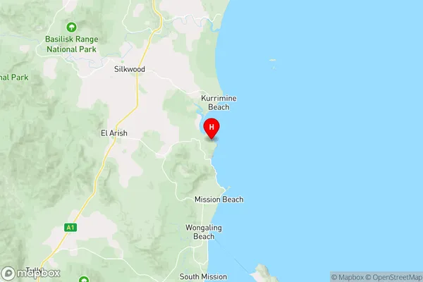 Garners Beach,Queensland Area Map