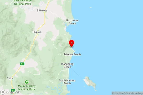 Narragon Beach,Queensland Area Map