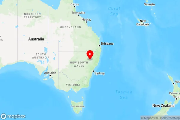 Pullaming,New South Wales Region Map