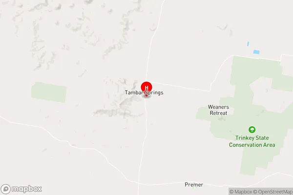 Tambar Springs,New South Wales Area Map