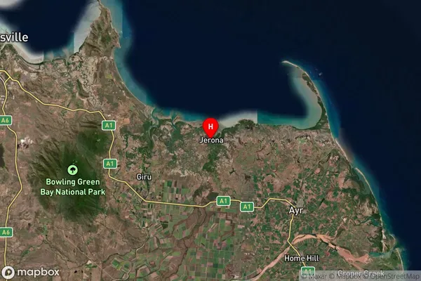 Jerona,Queensland Satellite Map