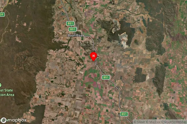 Boggabri,New South Wales Satellite Map