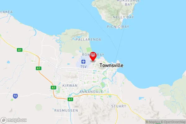 Rowes Bay,Queensland Area Map