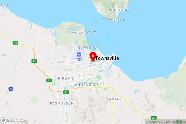 Townsville West,Queensland Area Map