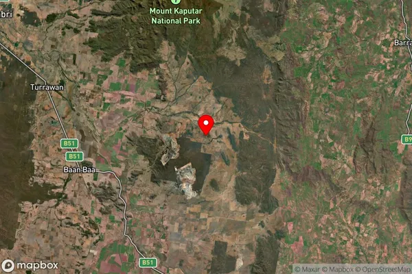 Maules Creek,New South Wales Satellite Map