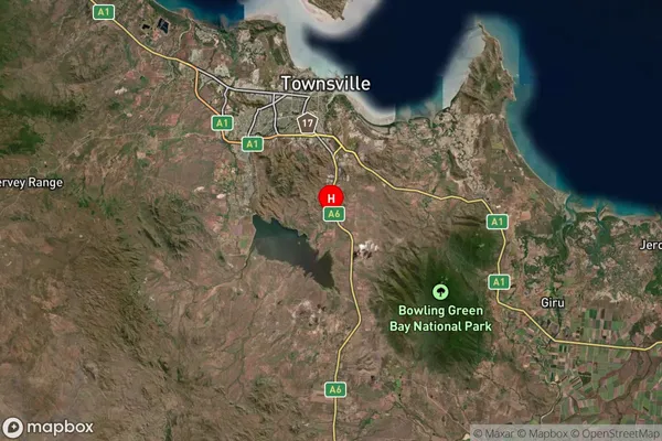 Oak Valley,Queensland Satellite Map