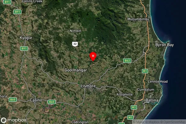 Modanville,New South Wales Satellite Map