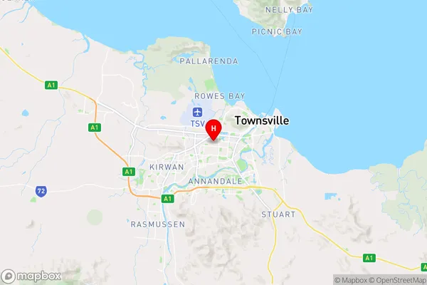 Currajong,Queensland Area Map