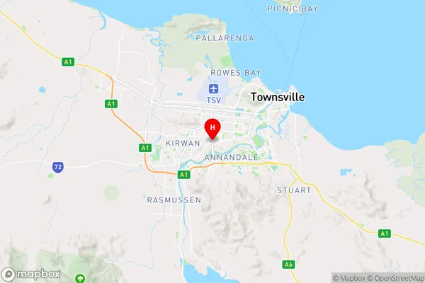 Aitkenvale Bc,Queensland Area Map