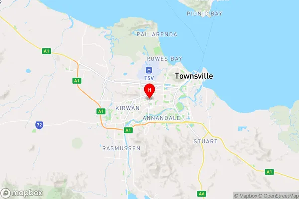 Vincent,Queensland Area Map