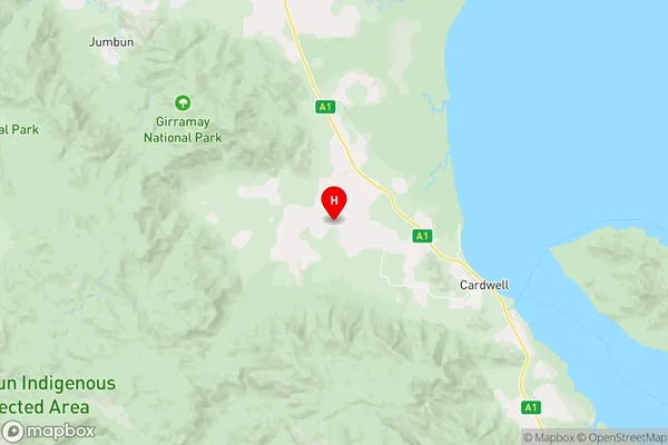 Carruchan,Queensland Area Map