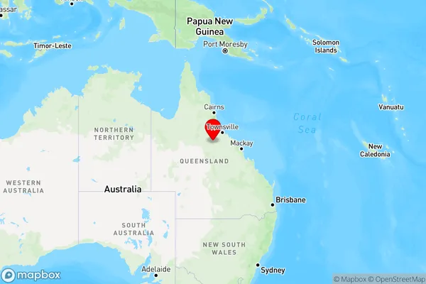 Homestead,Queensland Region Map