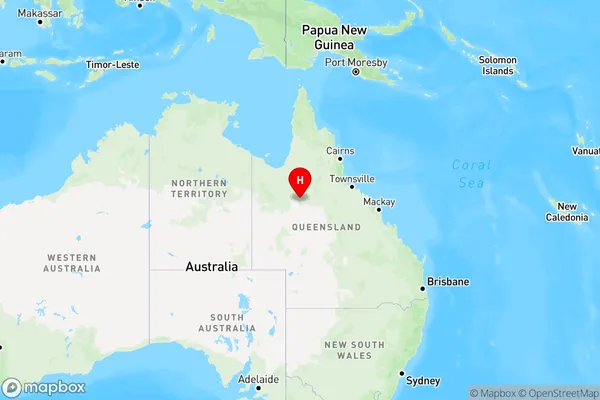 Nelia,Queensland Region Map