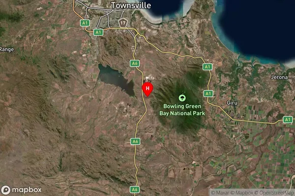 Toonpan,Queensland Satellite Map