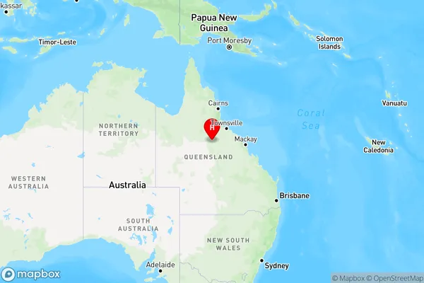 Torrens Creek,Queensland Region Map