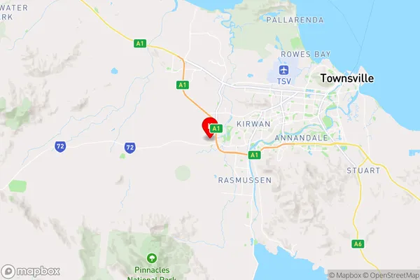 Bohle Plains,Queensland Area Map