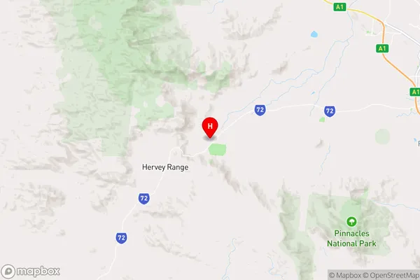 Hervey Range,Queensland Area Map