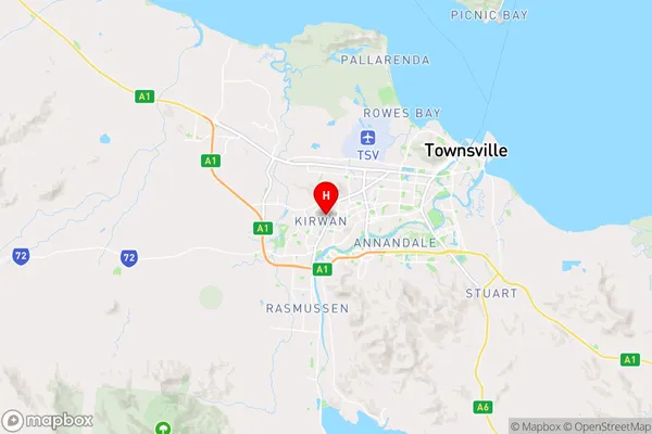 Kirwan,Queensland Area Map