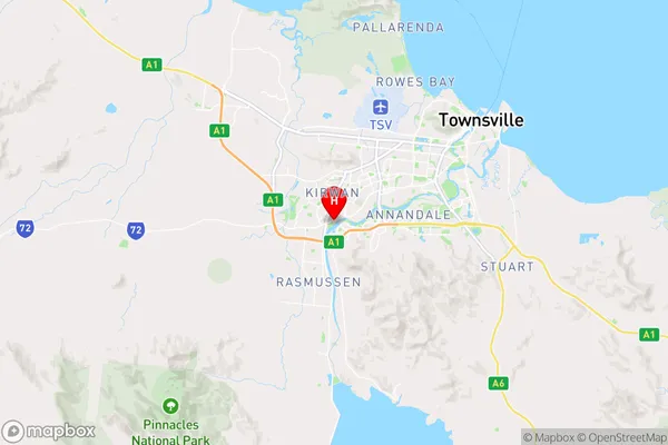 Thuringowa Central,Queensland Area Map