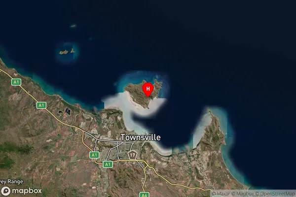 Arcadia Bay,Queensland Satellite Map