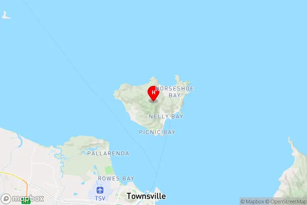 Magnetic Island,Queensland Area Map