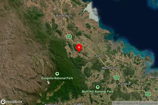 Yalboroo,Queensland Satellite Map