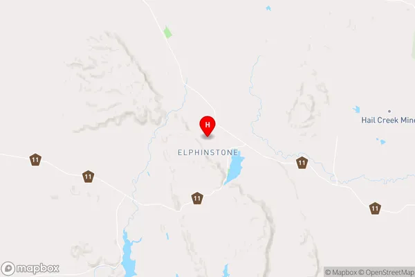 Elphinstone,Queensland Area Map