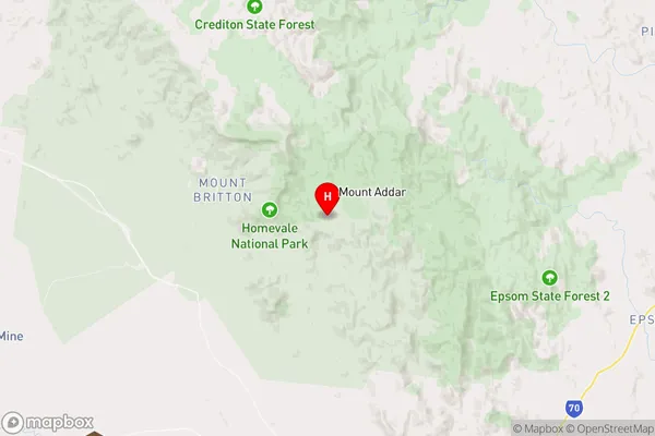 Mt Britton,Queensland Area Map