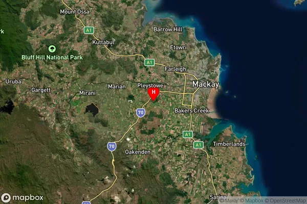 Greenmount,Queensland Satellite Map