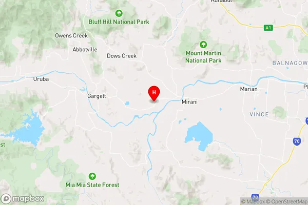 Benholme,Queensland Area Map