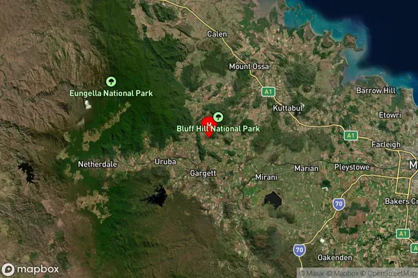 Dows Creek,Queensland Satellite Map