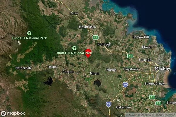 Mount Martin,Queensland Satellite Map